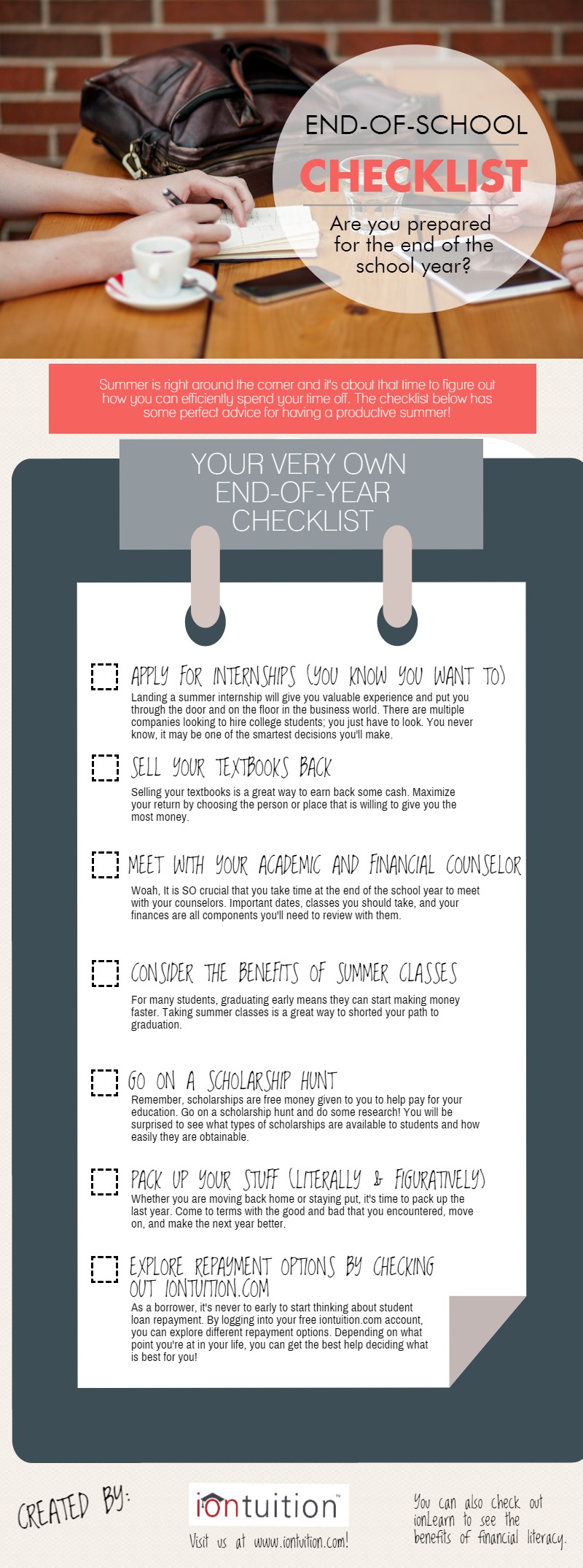 The End of Summer Checklist