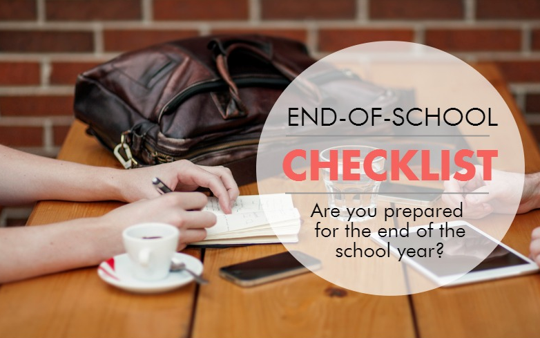 End of school checklist [infographic]