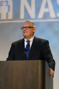Newly-initiated 2015-16 NASFAA National Chair Dan Mann (Photo courtesy of NASFAA)