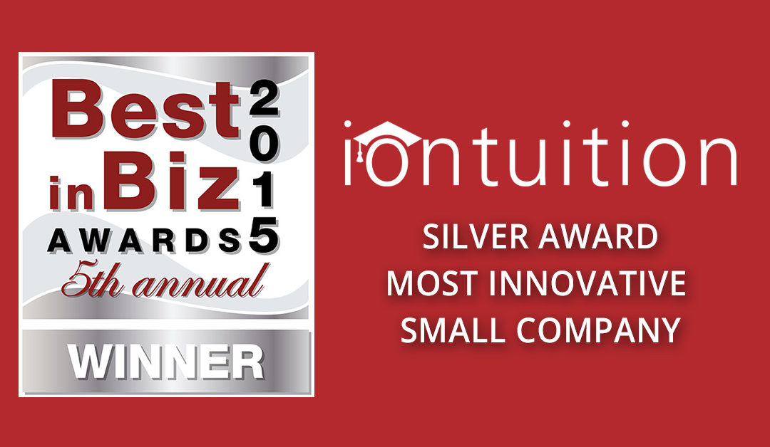iontuition wins award for most innovative company of 2015