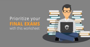 5 ways to prioritize your final exams worksheet
