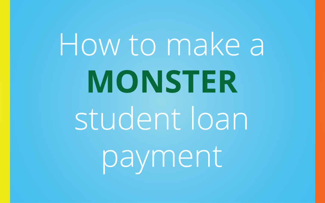 How to make monster student loan payments - ionGuest Amanda Page from Dream Beyond Debt