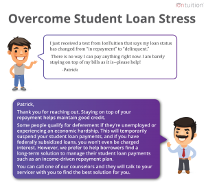 overcome student loan stress