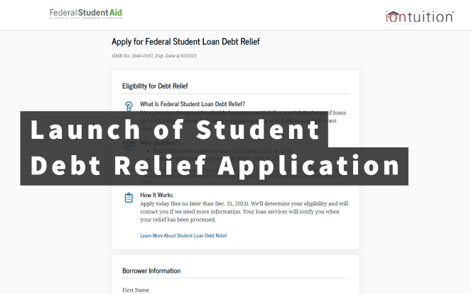 Student Debt Relief Application Available