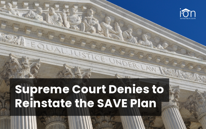 Supreme Court Denies to Reinstate the SAVE plan