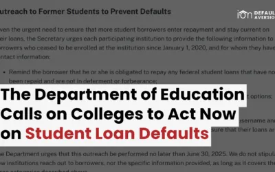 Department of Education Calls on Colleges for Student Loan Default Aversion